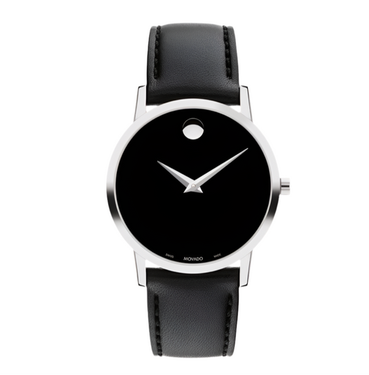 Movado Ladies Black Dial Museum Classic Watch