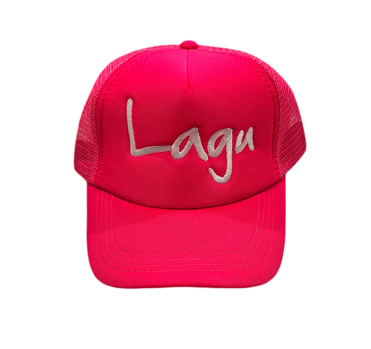 Lagu™️ 'Poppin Pink' Trucker SnapBack