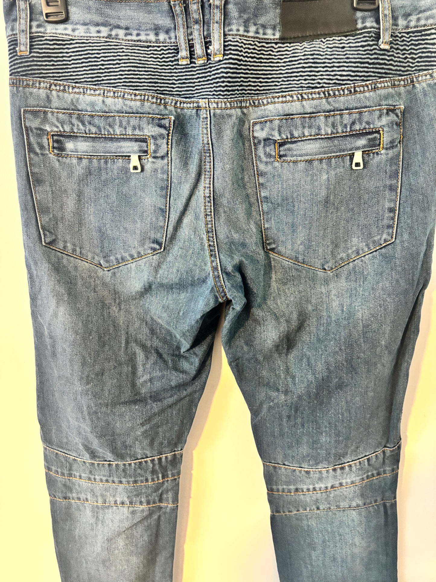 Pre-Owned Embellish Elise Biker Pants Mens Jeans