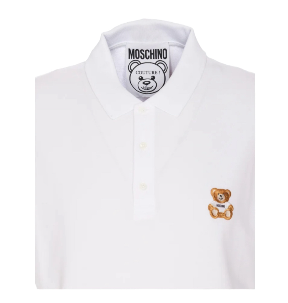 Moschino Couture Toy Bear Logo Polo