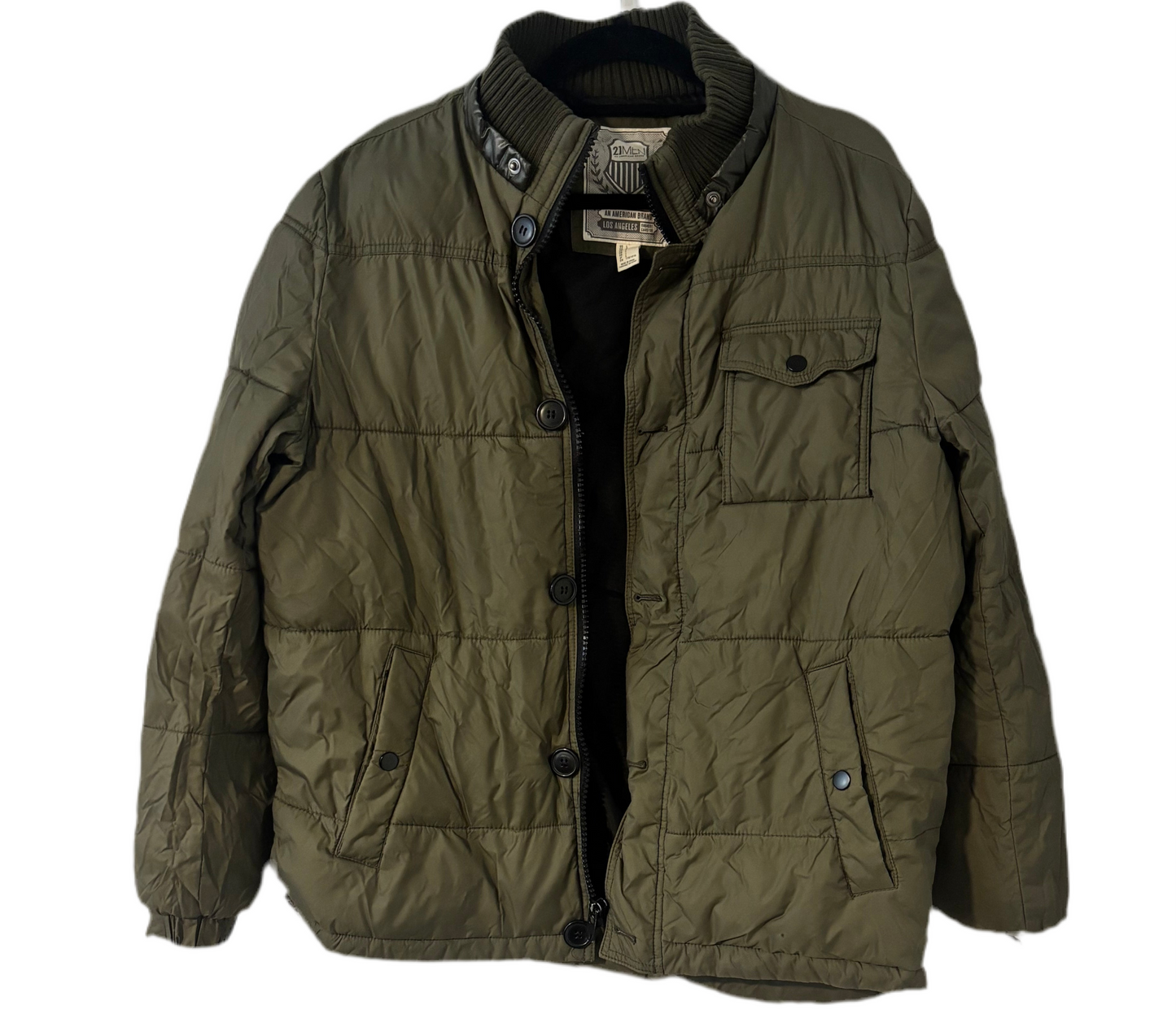 Pre-owned vintage 2013 Forever 21 Quilted Bomber