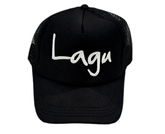 Lagu™️ 'Smoke Black ' Trucker SnapBack