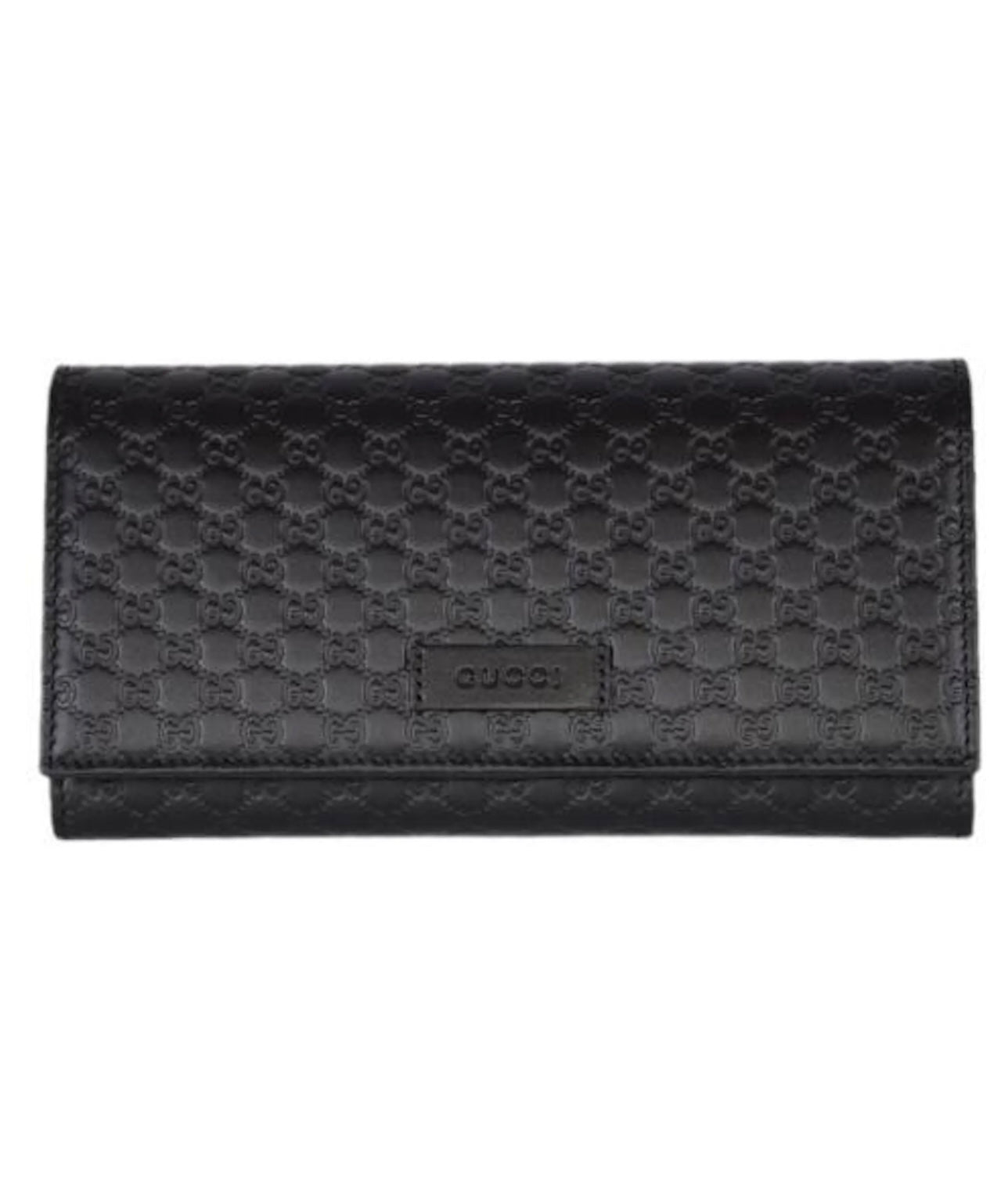 Gucci Continental Microguccissima Black Wallet