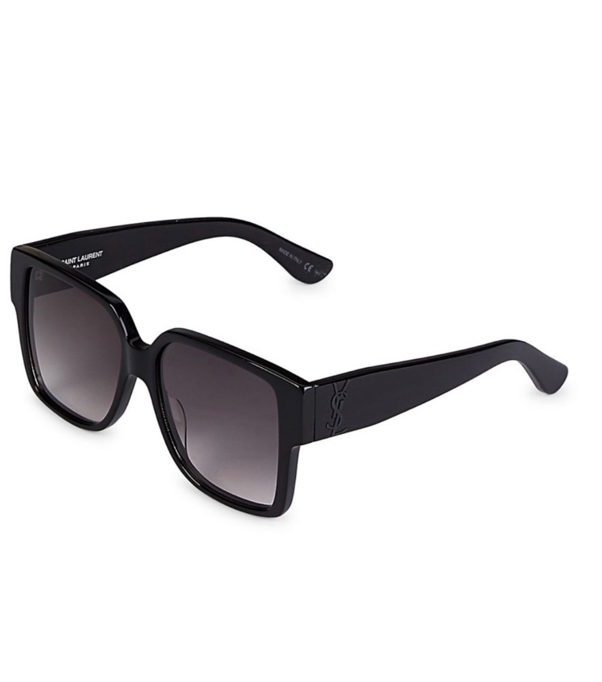 SAINT LAURENT (YSL) Black Square Oversize Unisex Sunglasses