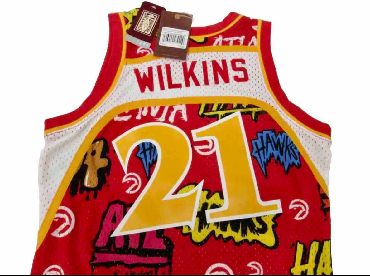 Mitchell & Ness Swingman Dominique Wilkins Atlanta Hawks Jersey