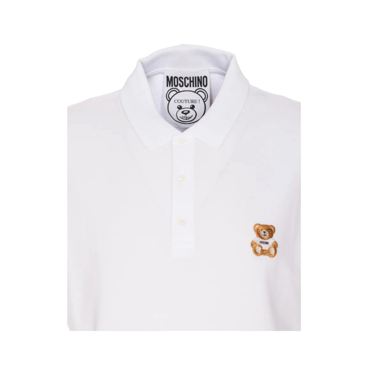 Moschino Couture Toy Bear Logo Polo