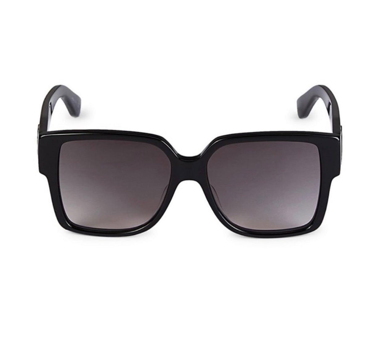 SAINT LAURENT (YSL) Black Square Oversize Unisex Sunglasses