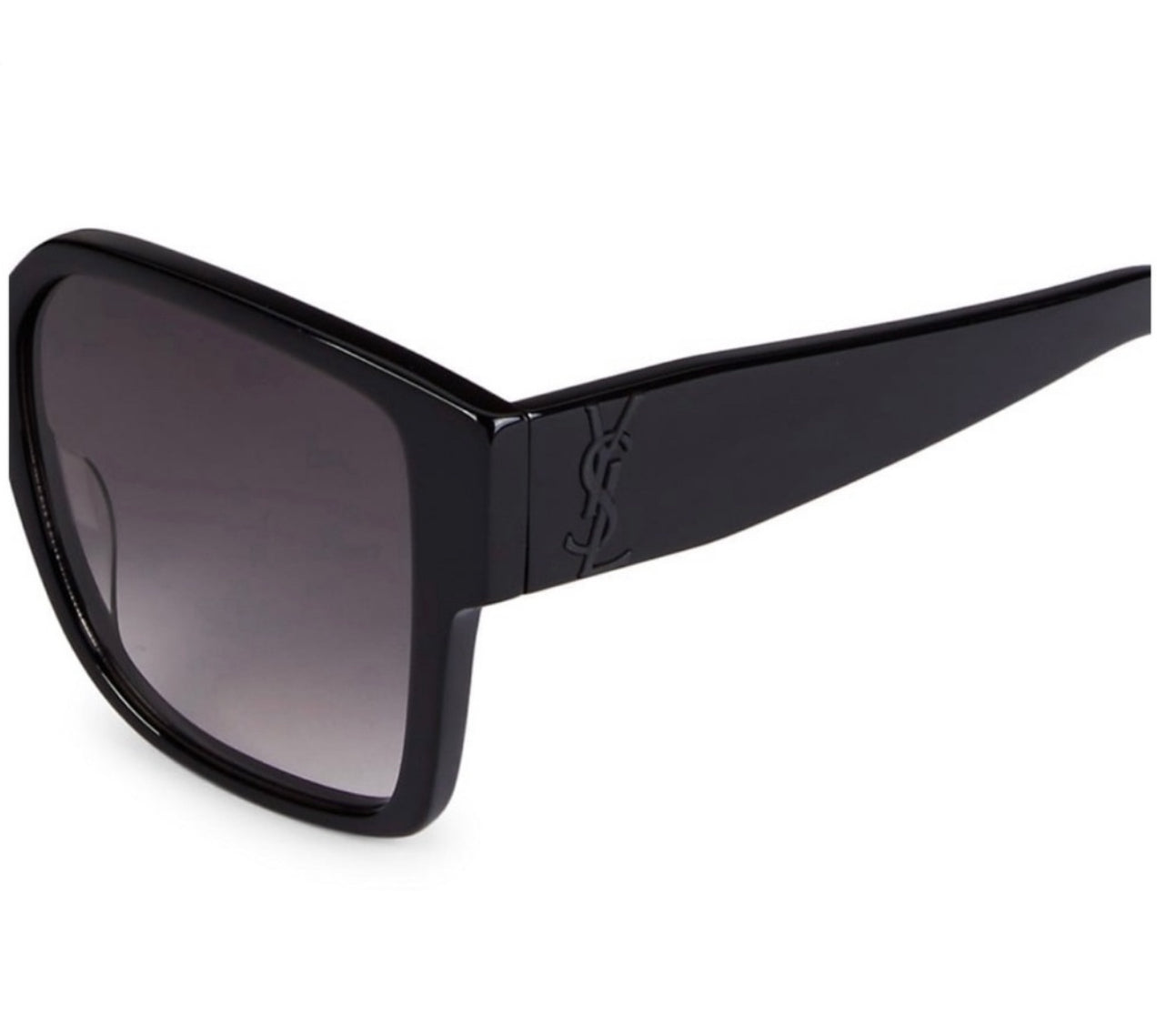 SAINT LAURENT (YSL) Black Square Oversize Unisex Sunglasses