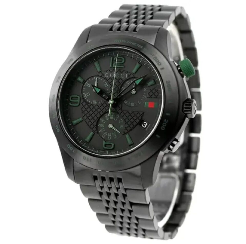 Gucci Men's Black Chronograph Watch