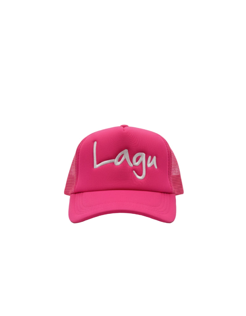 Lagu™️ 'Poppin Pink' Trucker SnapBack