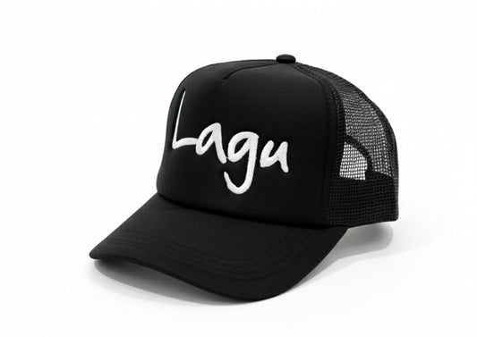 Lagu™️ 'Smoke Black ' Trucker SnapBack