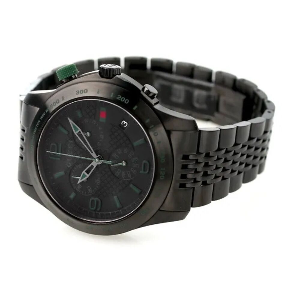 Gucci Men's Black Chronograph Watch